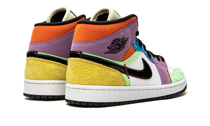 AIR JORDAN 1 MID SE MULTI-COLOR WOMENS