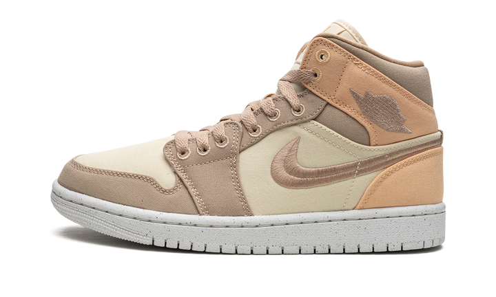 AIR JORDAN 1 MID SE MUSLIN CANVAS WOMENS