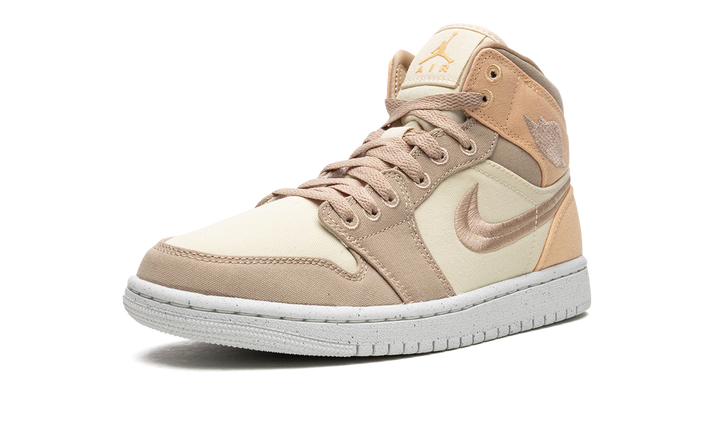 AIR JORDAN 1 MID SE MUSLIN CANVAS WOMENS