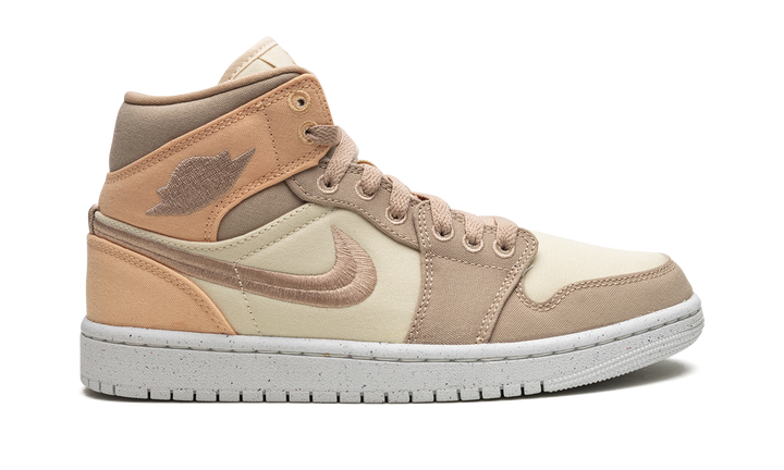 AIR JORDAN 1 MID SE MUSLIN CANVAS WOMENS