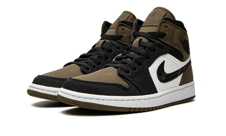 AIR JORDAN 1 MID SE OLIVE TOE WOMENS
