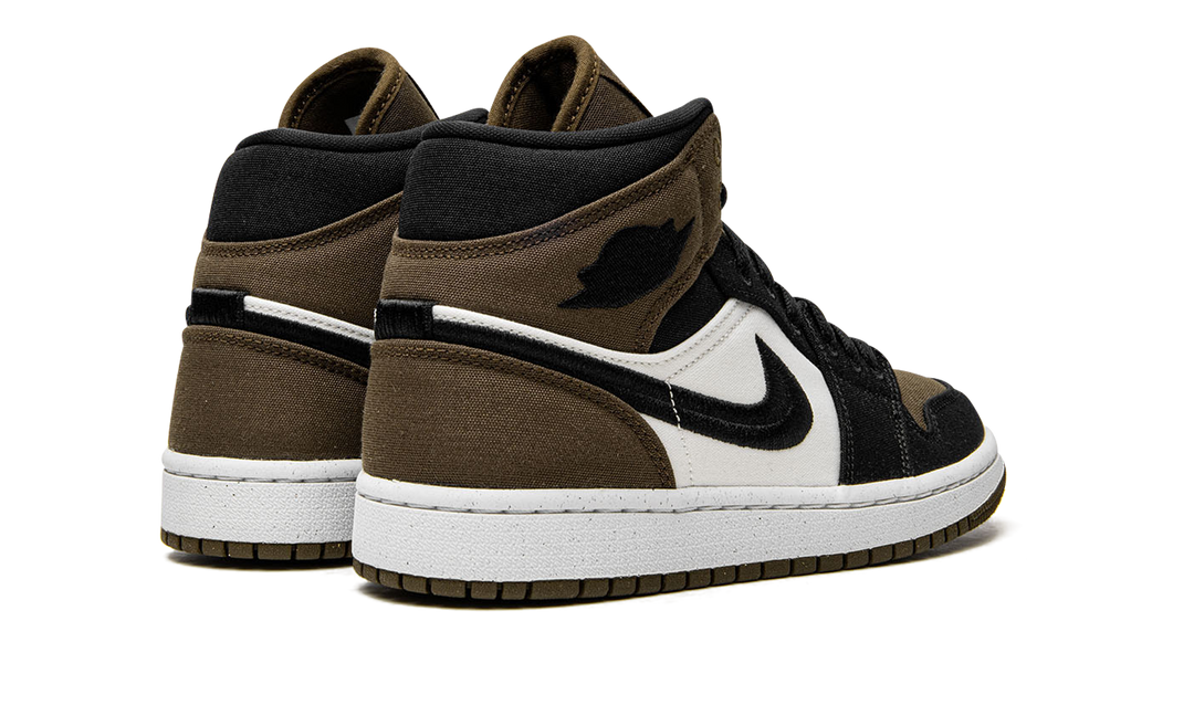 AIR JORDAN 1 MID SE OLIVE TOE WOMENS