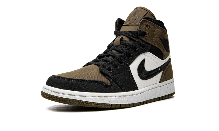 AIR JORDAN 1 MID SE OLIVE TOE WOMENS