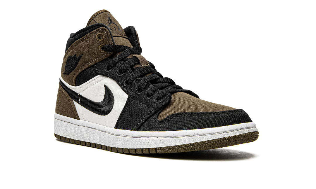AIR JORDAN 1 MID SE OLIVE TOE WOMENS