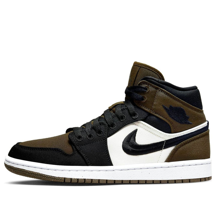 AIR JORDAN 1 MID SE OLIVE TOE WOMENS