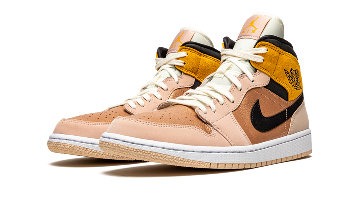AIR JORDAN 1 MID SE PARTICLE BEIGE WOMENS
