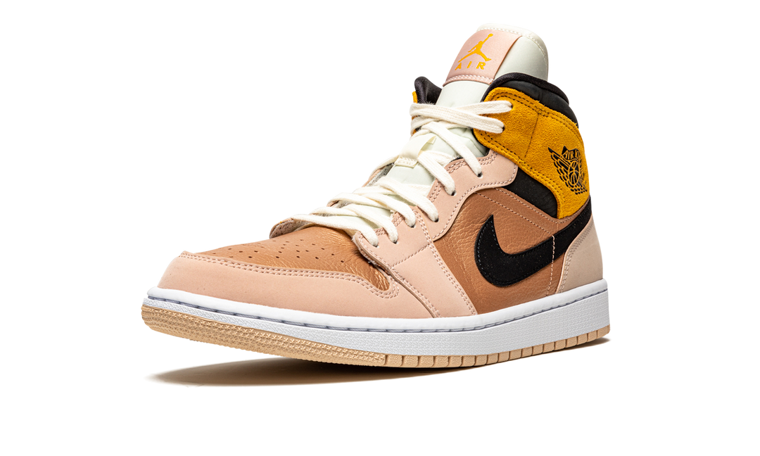 AIR JORDAN 1 MID SE PARTICLE BEIGE WOMENS