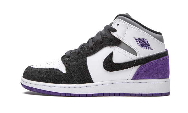 AIR JORDAN 1 MID SE PURPLE GS
