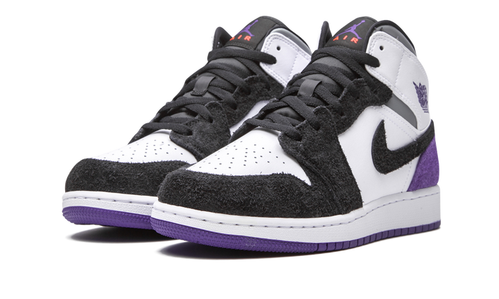 AIR JORDAN 1 MID SE PURPLE GS