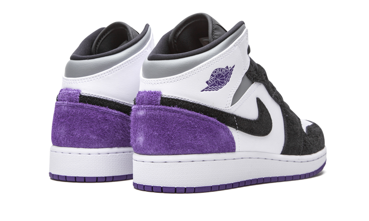 AIR JORDAN 1 MID SE PURPLE GS