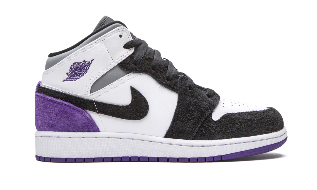 AIR JORDAN 1 MID SE PURPLE GS