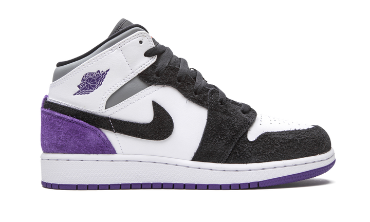 AIR JORDAN 1 MID SE PURPLE GS