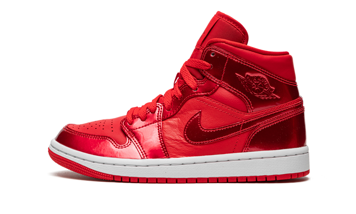 AIR JORDAN 1 MID SE RED POMEGRANATE WOMENS
