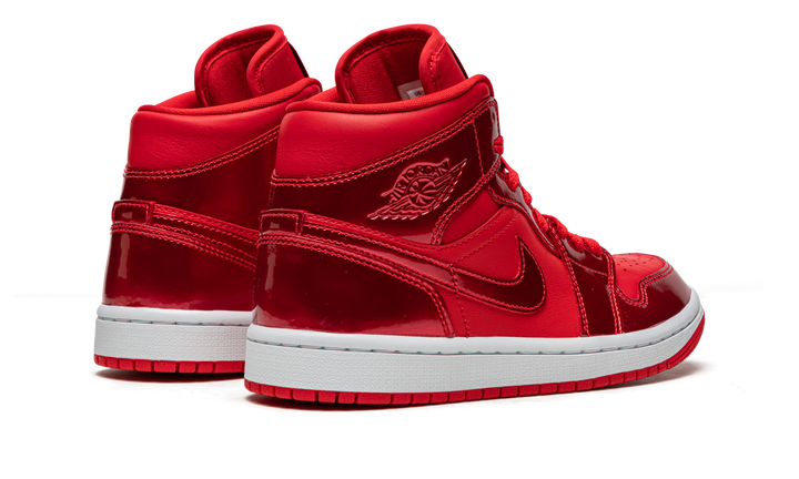 AIR JORDAN 1 MID SE RED POMEGRANATE WOMENS