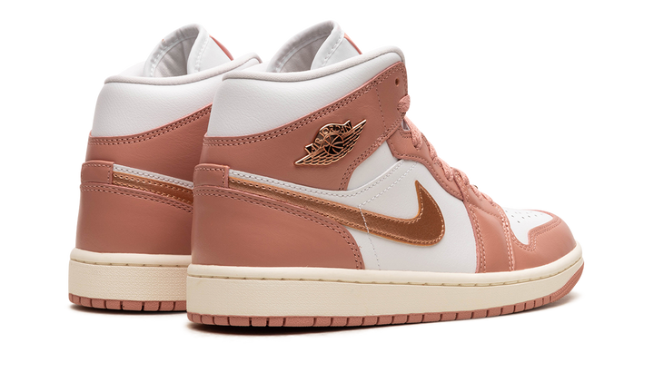 AIR JORDAN 1 MID SE RED STARDUST WOMENS — Stock 