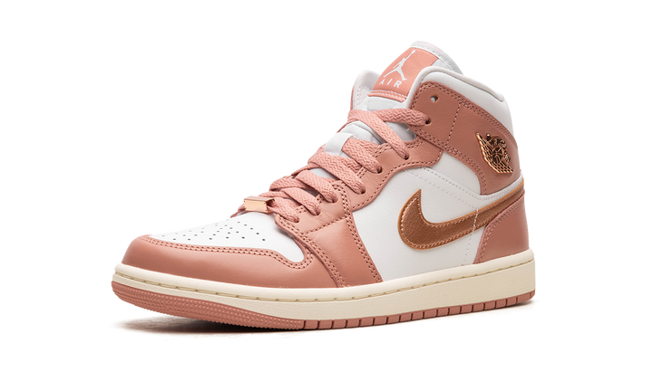 AIR JORDAN 1 MID SE RED STARDUST WOMENS — Stock 