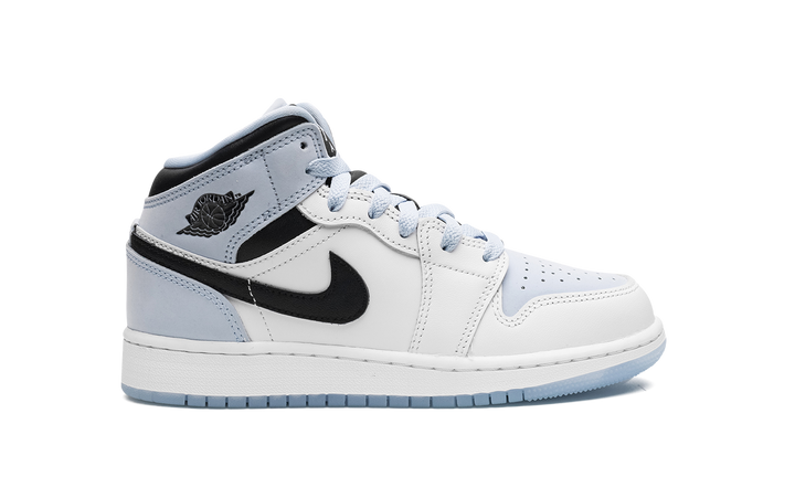 AIR JORDAN 1 MID SE WHITE ICE BLUE GS
