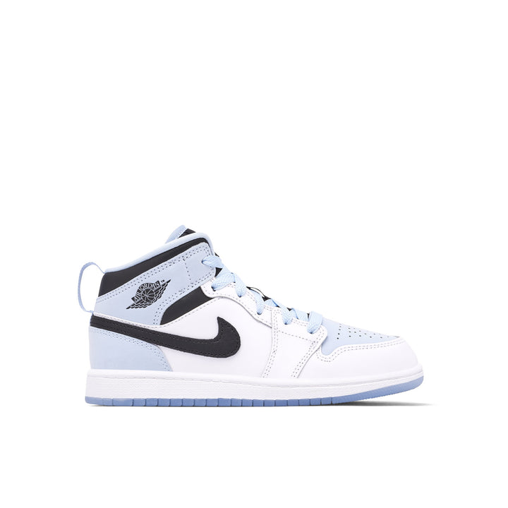 AIR JORDAN 1 MID SE WHITE ICE BLUE PS