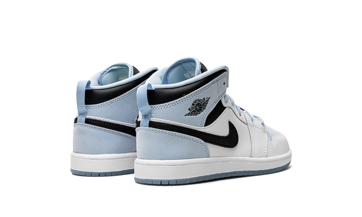 AIR JORDAN 1 MID SE WHITE ICE BLUE PS