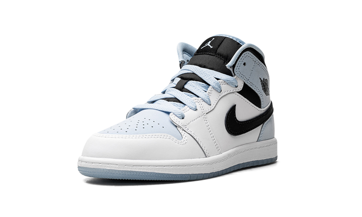 AIR JORDAN 1 MID SE WHITE ICE BLUE PS