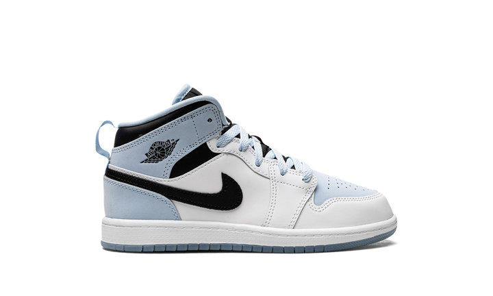 AIR JORDAN 1 MID SE WHITE ICE BLUE PS