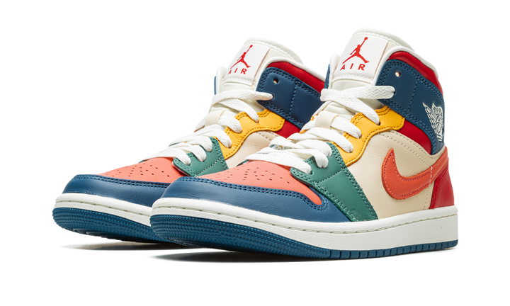 AIR JORDAN 1 MID SEVEN-COLOUR WOMENS
