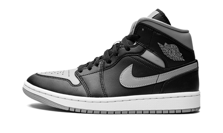 AIR JORDAN 1 MID SHADOW BLACK GREY WOMENS