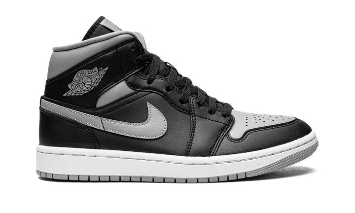 AIR JORDAN 1 MID SHADOW BLACK GREY WOMENS