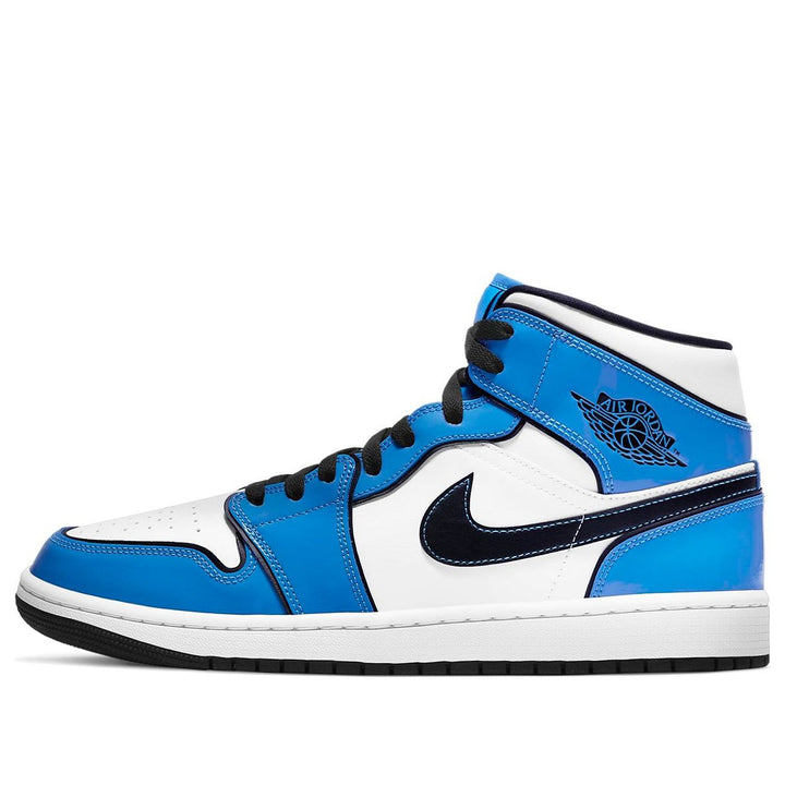 AIR JORDAN 1 MID SIGNAL BLUE