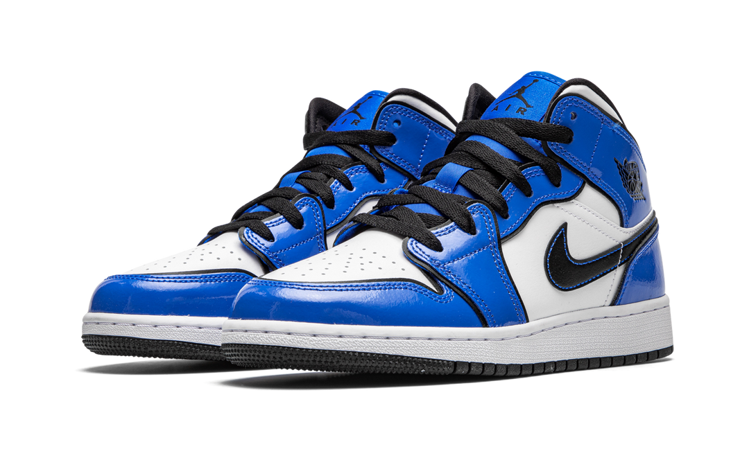 AIR JORDAN 1 MID SIGNAL BLUE GS