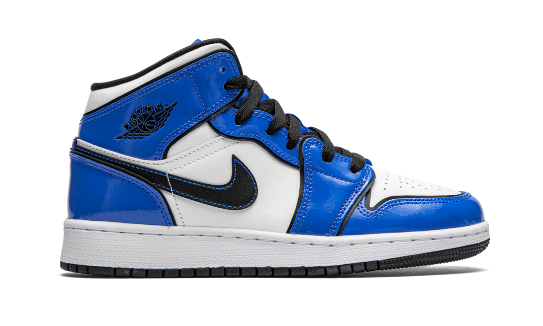 AIR JORDAN 1 MID SIGNAL BLUE GS