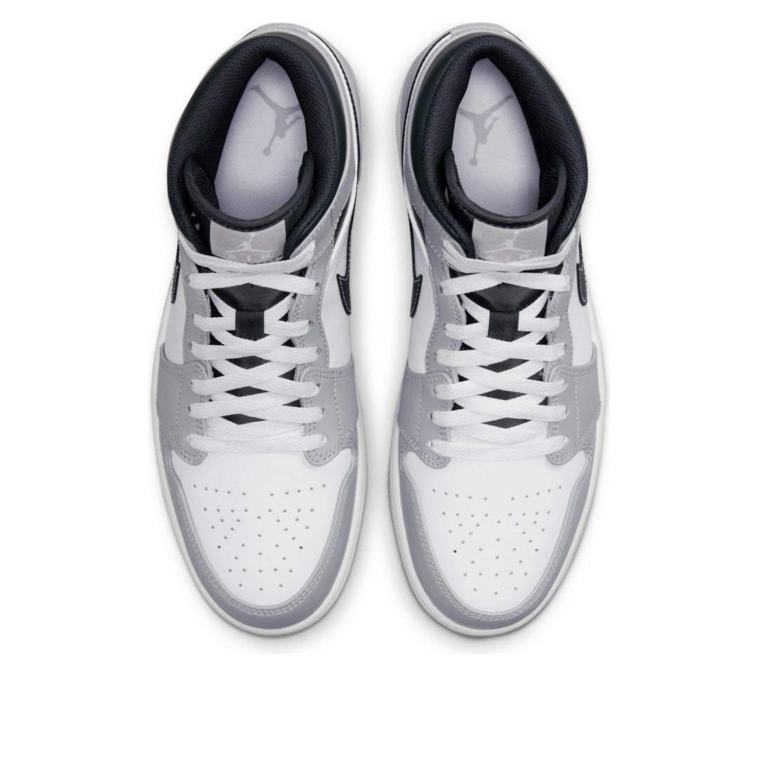 AIR JORDAN 1 MID SMOKE GREY BLACK