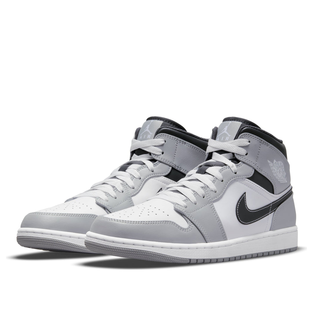 AIR JORDAN 1 MID SMOKE GREY BLACK