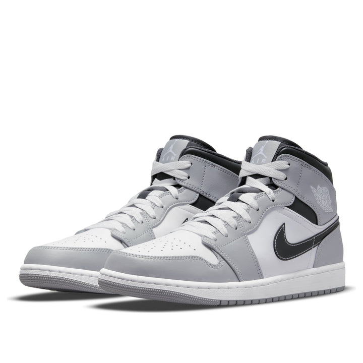 AIR JORDAN 1 MID SMOKE GREY BLACK