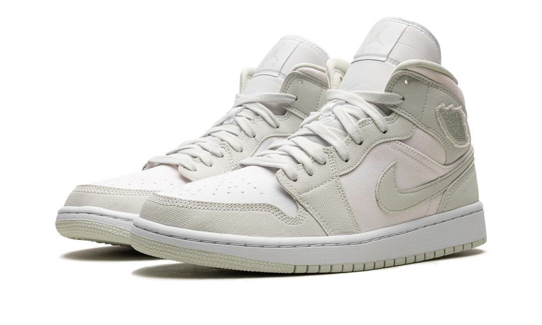 AIR JORDAN 1 MID SPRUCE AURA WHITE