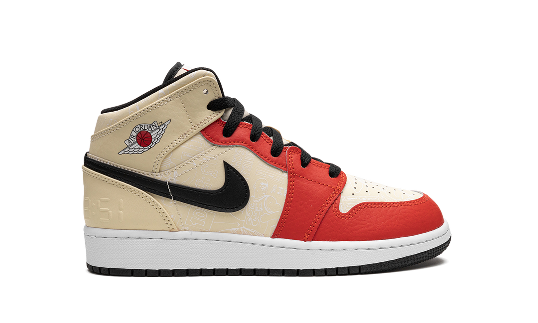 AIR JORDAN 1 MID SS 88 DUNK CONTEST GS