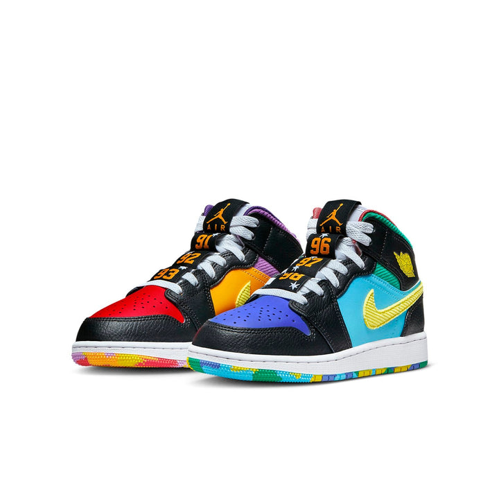 AIR JORDAN 1 MID SS SIX CHAMPIONSHIPS GS