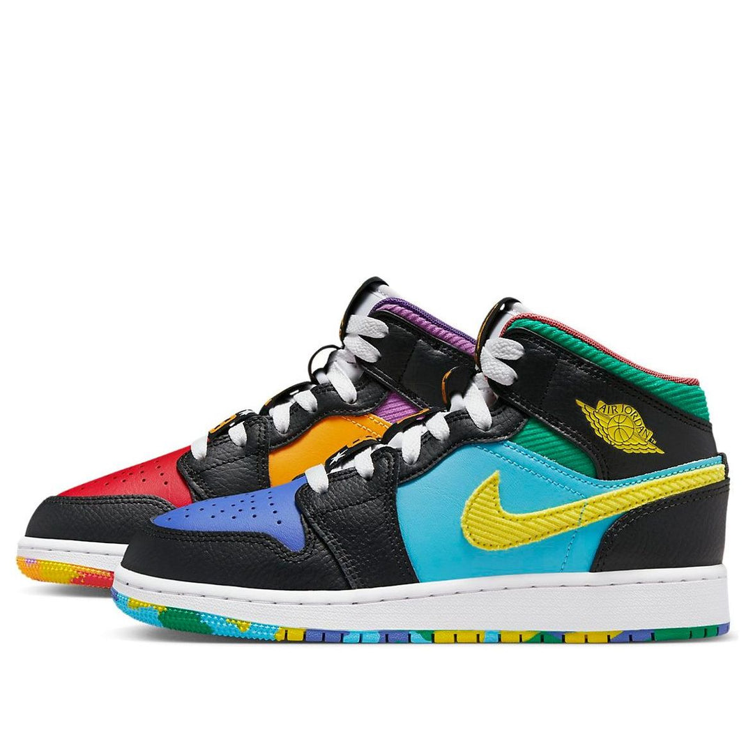 AIR JORDAN 1 MID SS SIX CHAMPIONSHIPS GS