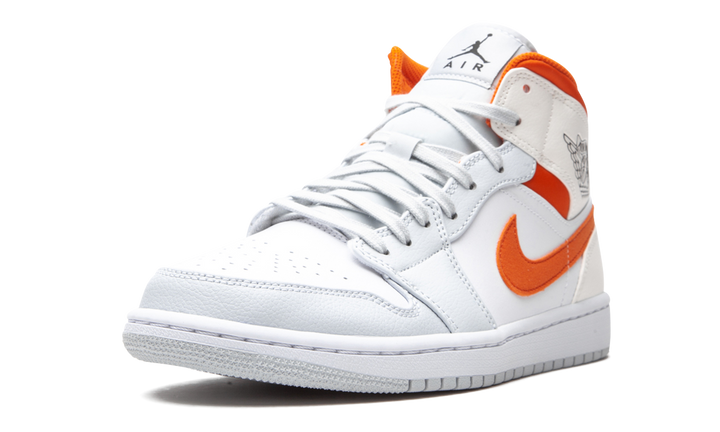 AIR JORDAN 1 MID STARFISH PURE PLATINUM