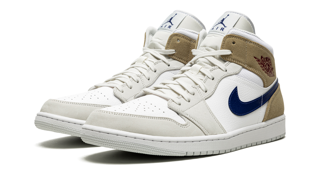 AIR JORDAN 1 MID TAN SUEDE