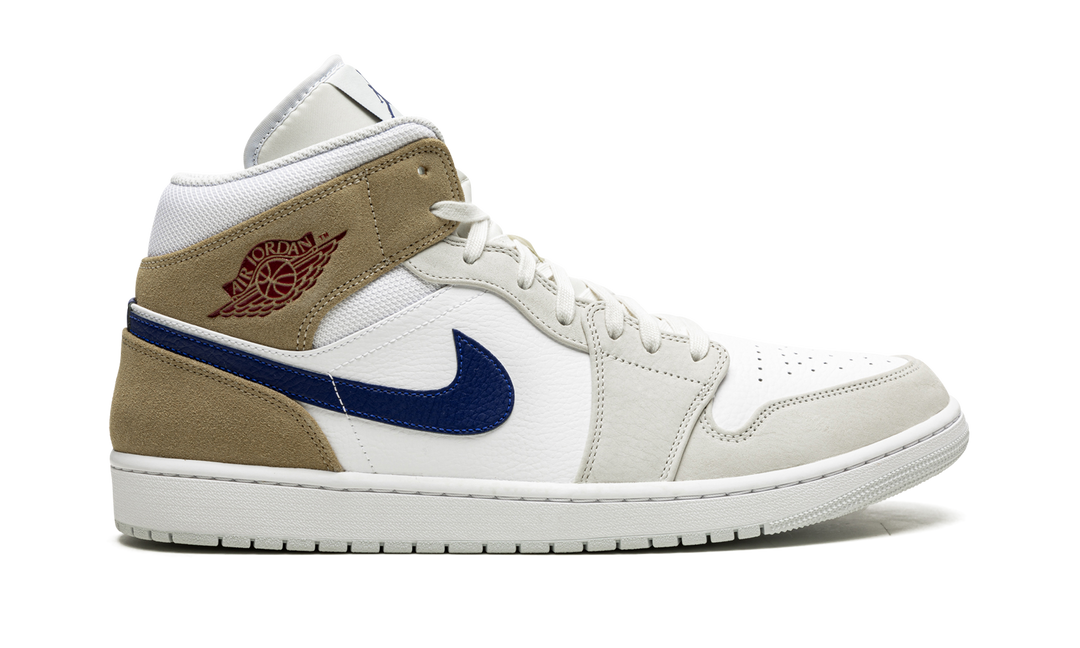 AIR JORDAN 1 MID TAN SUEDE
