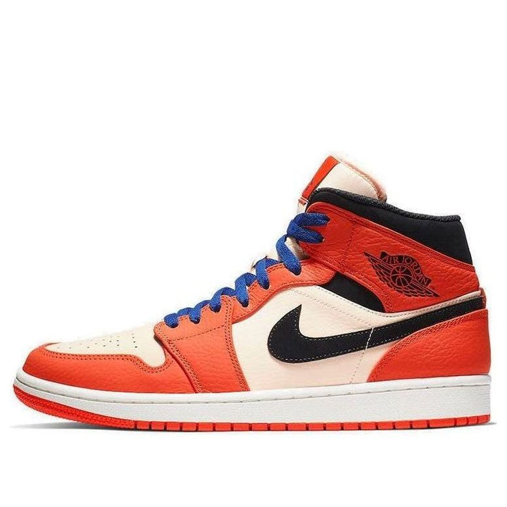 AIR JORDAN 1 MID TEAM ORANGE BLACK