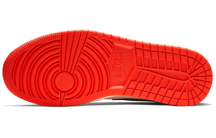 AIR JORDAN 1 MID TEAM ORANGE BLACK