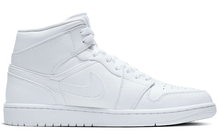 AIR JORDAN 1 MID TRIPLE WHITE 2.0 2020