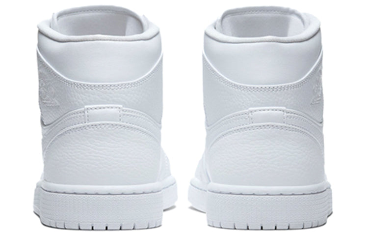 AIR JORDAN 1 MID TRIPLE WHITE 2.0 2020