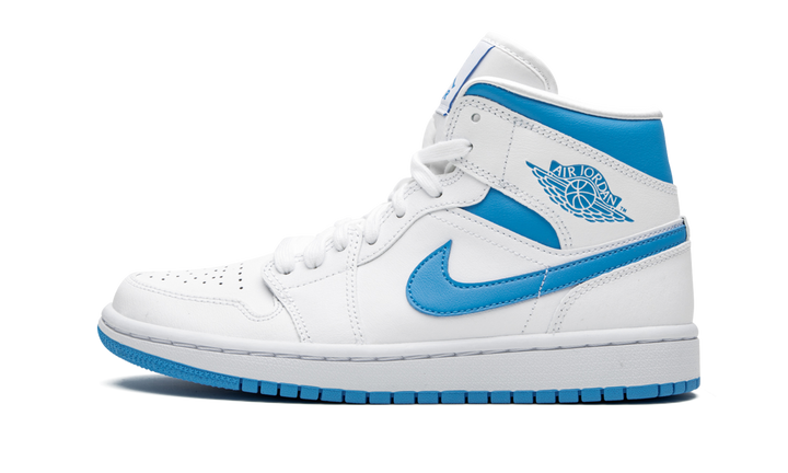 AIR JORDAN 1 MID UNC BLUE WOMENS