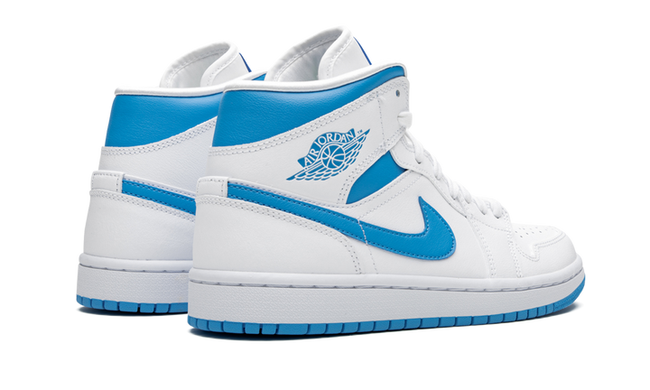 AIR JORDAN 1 MID UNC BLUE WOMENS
