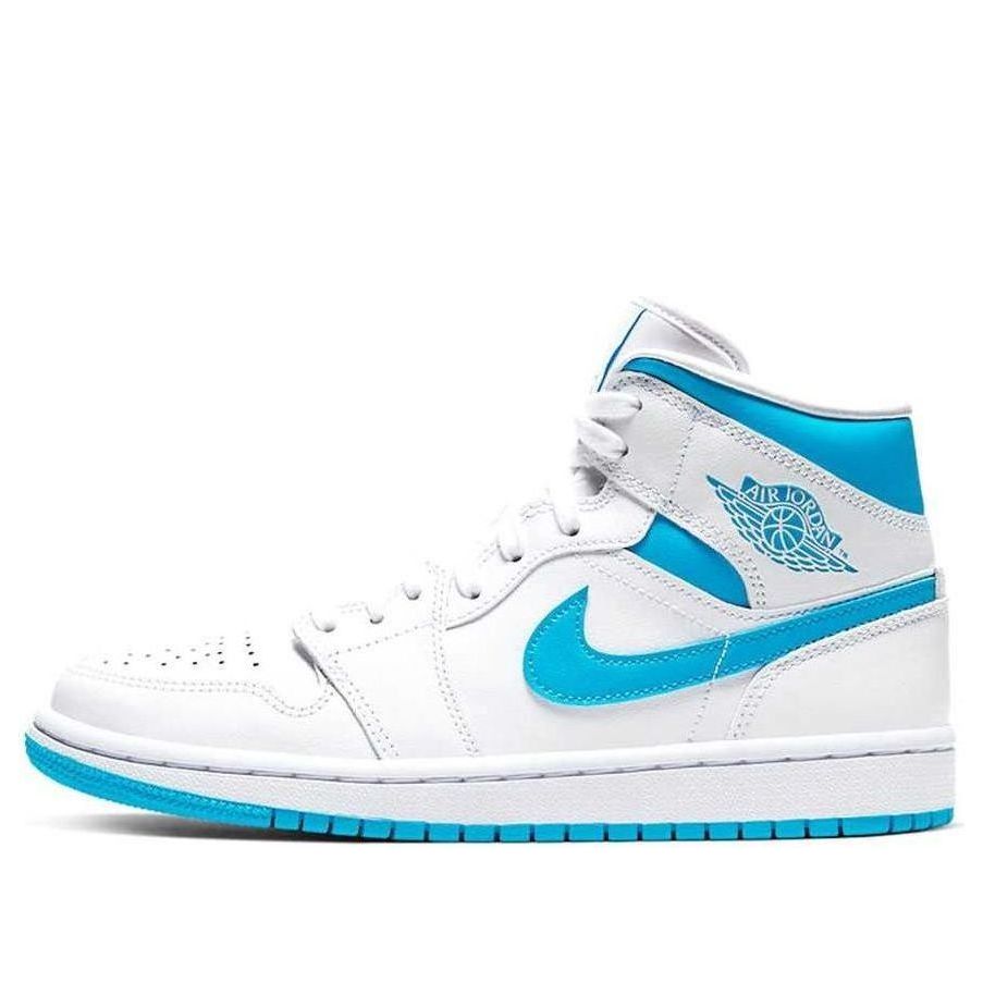 AIR JORDAN 1 MID UNC BLUE WOMENS