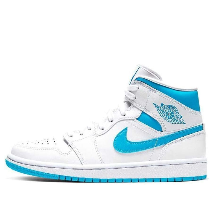 AIR JORDAN 1 MID UNC BLUE WOMENS