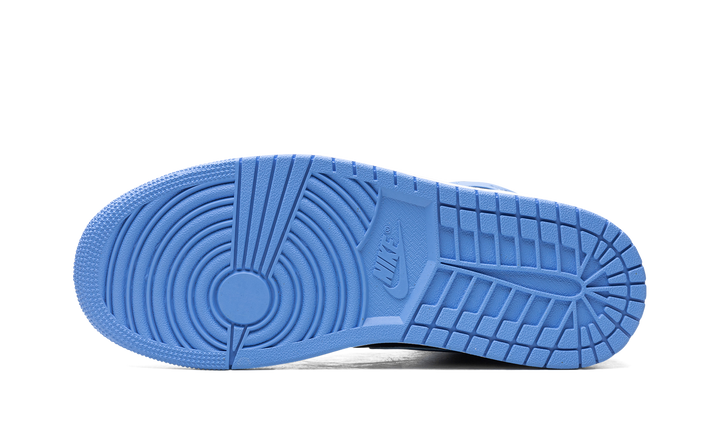 AIR JORDAN 1 MID UNIVERSITY BLUE BLACK